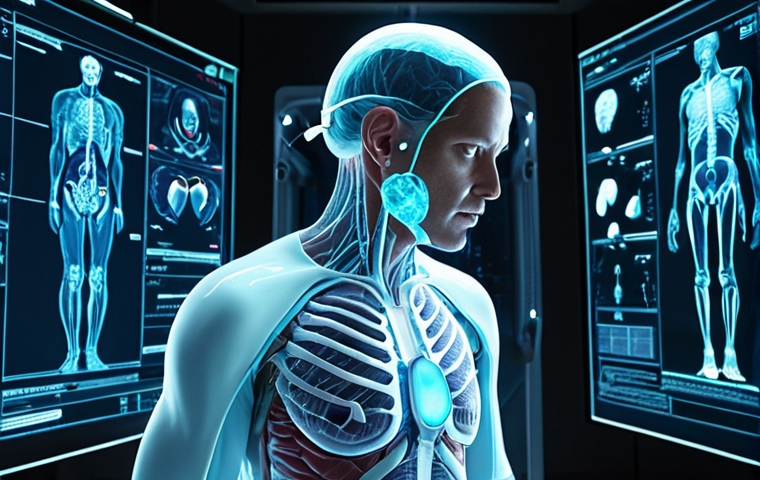 **Medical Precision**: "A futuristic operating room with a focused surgeon wearing advanced medical gear, meticulously analyzing a highly detailed, glowing 3D holographic projection of a human organ (e.g., heart or brain) floating mid-air. The hologram is translucent, showcasing intricate internal structures and anomalies. Surroundings are clean, sterile, and high-tech. Realistic rendering, precision, medical innovation, deep focus."