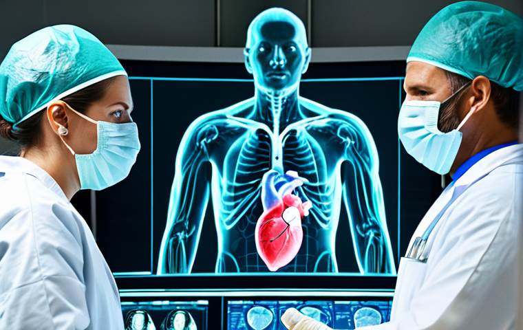 **

"A team of German surgeons in a modern operating room, viewing a holographic projection of a human heart before surgery, fully clothed, appropriate attire, safe for work, perfect anatomy, natural proportions, professional medical illustration, high quality, professional, focus on teamwork, sterile environment, medical precision."

**