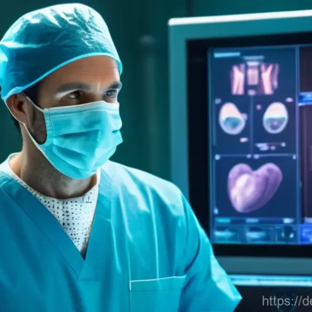 홀로그램 디스플레이의 가격 및 비용 분석 - **Prompt:** A highly detailed and realistic scene inside a futuristic operating room. A male surgeon...