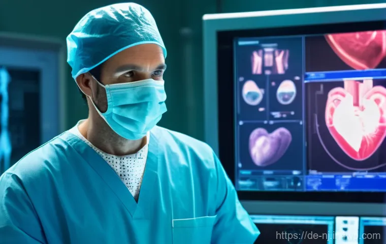 홀로그램 디스플레이의 가격 및 비용 분석 - **Prompt:** A highly detailed and realistic scene inside a futuristic operating room. A male surgeon...