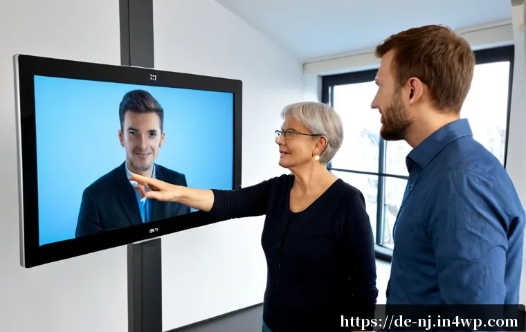 홀로그램 디스플레이의 사용자 요구 조사 방법 - Photorealistic user research session in a modern German design studio, diverse adult participants in...